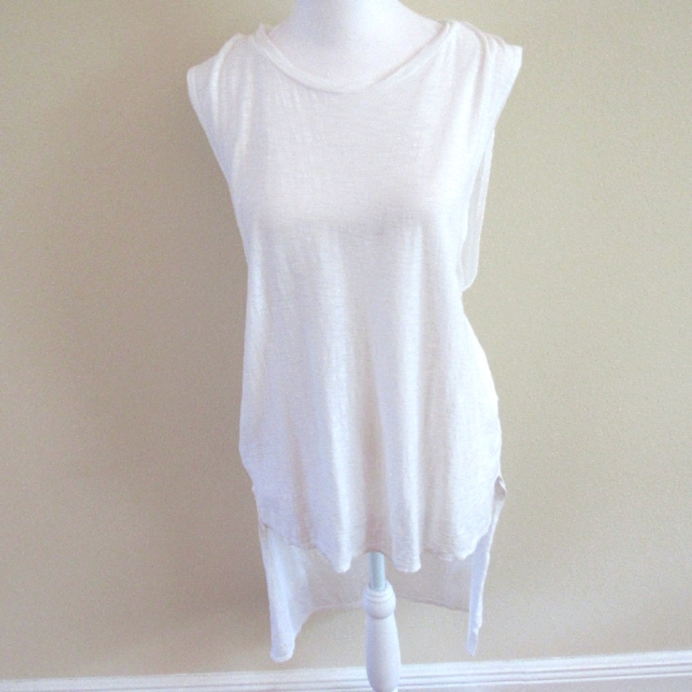 High low sleeveless top